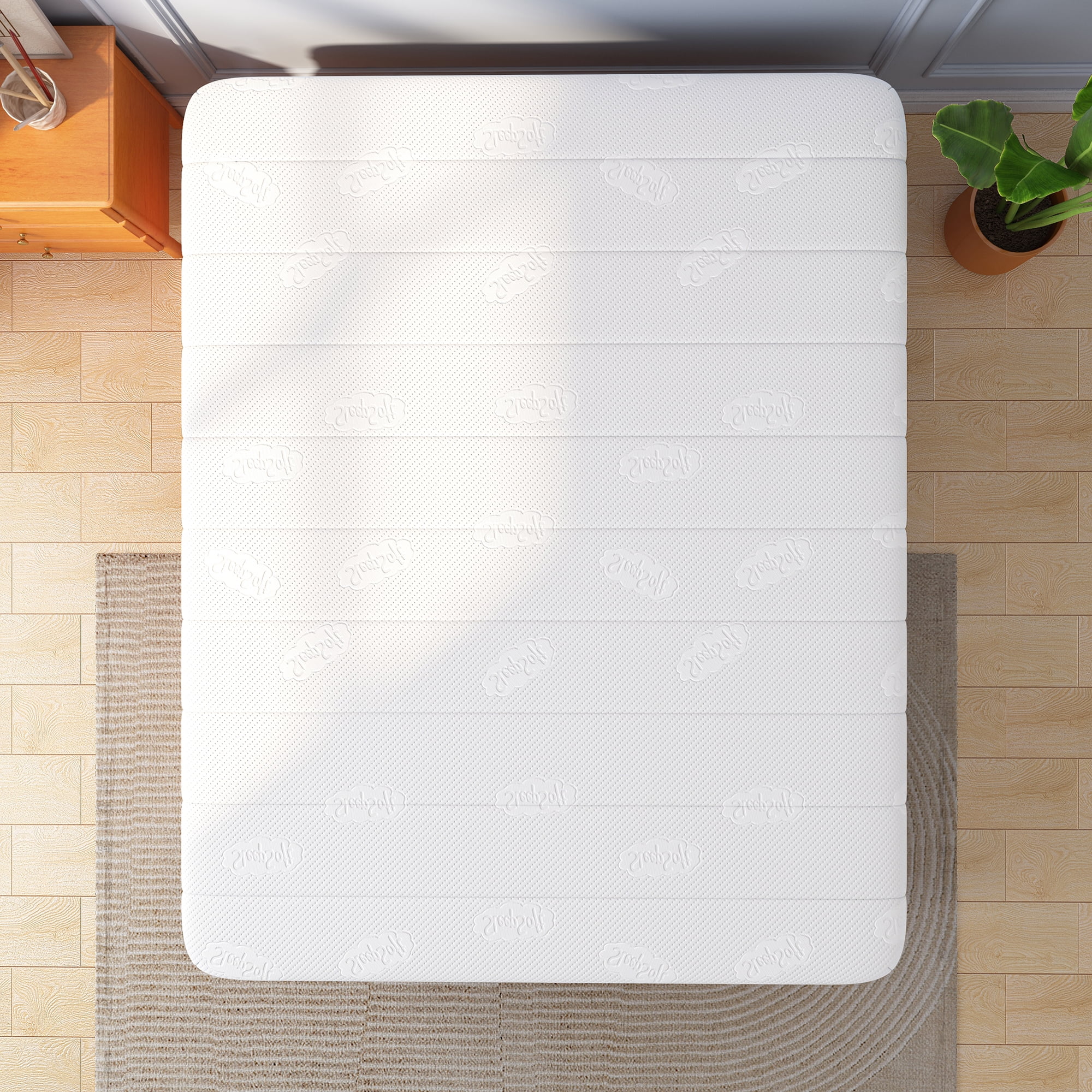 SVS Full Mattress in a Box Innerspring Medium 10 in Adult Hybrid Mattresses Supportive Full Size