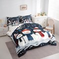 thumbnail image 3 of Castle Fairy Kawaii Xmas Snowman 7-Piece Twin Bedding Sets for Kids Children Boys Girls,Happy New Year Bedding Comforter Set,Merry Christmas Breathable Sheet Sets,Super Cozy Room Decor, 3 of 8