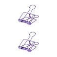 thumbnail image 4 of stanreset 1/2/3 20 Pieces Metal Paper Clip Anti-rust Unfading Solid Color Replacement Home Office File Examination Papers Clips Purple 19mm 2PCS, 4 of 6