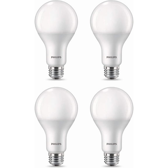 558239 A21 Bulb, 4 Count (Pack of 1), White, 4 Piece