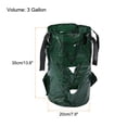 thumbnail image 2 of Uxcell 3 Gallon Hanging PE Strawberry Grow Bag with 10 Side Planting Pockets Dark Green 2Pack, 2 of 6
