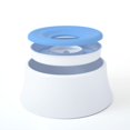 thumbnail image 1 of Dispensador automático de agua para perros y gatos, boca no mojada, antisalpicaduras y antideslizante, suministros para cuencos de PET, azul JM MX-0140125FYD, 1 of 5