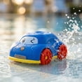 thumbnail image 6 of Cartoon Wind Up Amphibious Vehicle Rotating Land and Water Car for Bathtub and Floor Play Fun Clockwork Action Floating Toy Vehicle with Manual Drive Blue, 6 of 6
