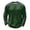 #A02-Dark Green, variant on Oazcsf Mens Waffle Long Sleeve Shirt Knit Thermal Pullover Sweater Crew Neck Lightweight Fall Underwear Winter Basic Big and Tall Men's Tops