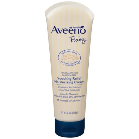Aveeno Baby Soothing Relief Moisturizing Cream with Natural Oat Complex, 8 oz