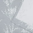 thumbnail image 6 of Nicole Miller Turion Floral Room Darkening Blackout Grommet Top Curtain Panel Pair, 52"x84", Chambray Blue, 6 of 7