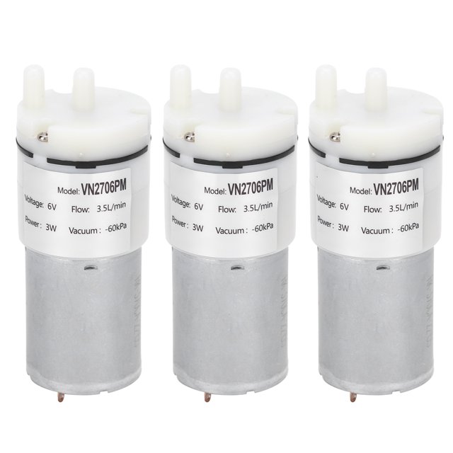 Oubit Mini Pompe à Eau, 3pcs Micro Pompe à Eau Micro Pompe à Air Méticuleusement Conçu