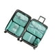 thumbnail image 1 of Yuarrent 7 unidades/Kit de cubos de embalaje, bolsa de viaje, tela no tejida, almacenamiento de equipaje, zapatos portátiles, chaqueta, maleta, bolsa de Almacenamiento y organización del hogar Azul Yuarrent HA065577-02B, 1 of 6