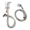 thumbnail image 1 of Pulverizador de grifo de fregadero con manguera de 1,2 accesorios de cuenco de champú de salón de fácil instalación profesional de un solo, 1 of 9