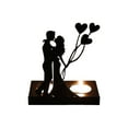 thumbnail image 6 of Heart Shape Metal Candlestick Holder, Romantic Candle Holder for Wedding Proposal Anniversary Dinner Table Centerpiece(A), 6 of 6
