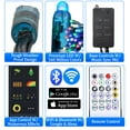 thumbnail image 3 of WiFi RGB Color Changing Smart LED Christmas Lights - Bluetooth, WiFi, Google & Apple APP Christmas Tree Lights - Changes Colors, Animation, and More - 32.8 Feet, 3 of 9