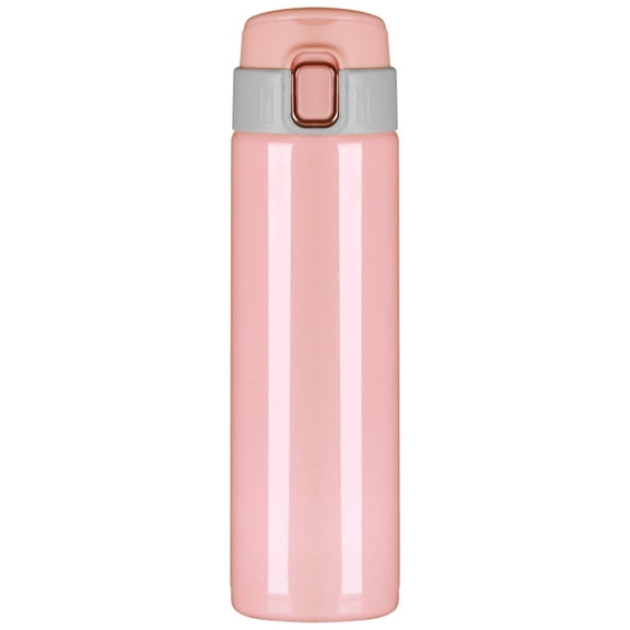 THHEIC 16oz/480ml Insulated Stainless Steel Water Bottle, Vacuum Thermos Travel Mug with Snap Flip Lid, Keeps Drinks Hot and Cold, Double Wall Thermal Cup
