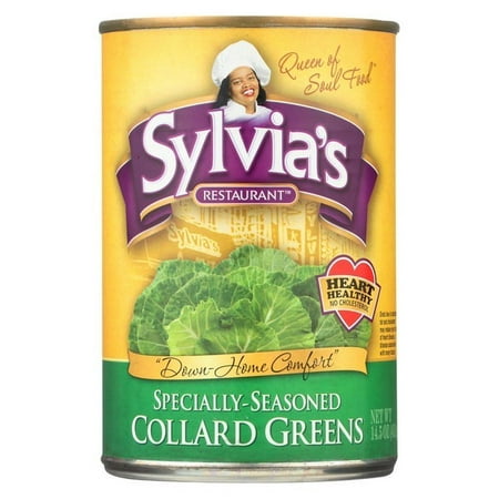 Sylvia's Collard Greens - pack of 12 - 14.5 Oz.
