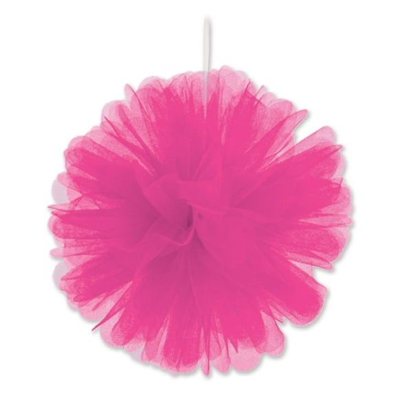 24 Pack Beistle Party Cerise Tulle Balls