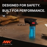 MK Mini Butane Torch Lighter, Refillable 1 Pack, Assorted Colors