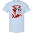thumbnail image 3 of Inktastic I Love You a Latte Valentines Coffee Love T-Shirt, 3 of 5