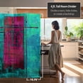 thumbnail image 5 of Oriental Furniture 6 ft. Tall Magenta Canvas Room Divider - 3 Panel, 5 of 6