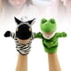 thumbnail image 4 of 2 marionetas de mano de animales de peluche para ejercicios en interiores de jardín de infantes. Rana cebra, 4 of 8
