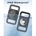 thumbnail image 6 of YUNOVA 2 Pack IP68 Waterproof Dog AirTag Holder, Ultra-Lightweight Silicone Pet Collar Case, Compatible with Apple AirTag, Anti-Lost GPS Tracking Accessories for Dogs, 6 of 7