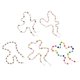 thumbnail image 3 of Cuentas De Madera Sweet Home Bead Garland Ornament Wall Hanging Beads String Decor Para Home Office Decoraciones Monstrate HA039923-04, 3 of 6
