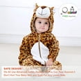 thumbnail image 1 of MICHLEY Unisex Bebé Invierno Con Capucha Mameluco Franela Estilo Panda Ropa Cosplay ,80cm-, 1 of 2