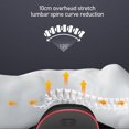 thumbnail image 2 of Masajeador de espalda ajustable de varios niveles, masajeador eléctrico de cintura, dispositivo de tracción lumbar, compresa caliente inflable para columna lumbar, modelo wifi, 2 of 5