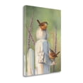 thumbnail image 2 of Tangletown Fine Art 'Wrens on Fence Post' by Bob Henley Photographic Print on Wrapped Canvas, 2 of 2