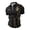 Black, variant on Mens Polo Short Sleeve Air force Print Half Zip Neck Collar Breathable Tnak Top for Men,White,2XL