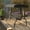 Black, variant on Emma + Oliver 3-Seat Outdoor Steel Converting Patio Swing and Bed Canopy Hammock in Brown