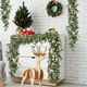 thumbnail image 1 of Enredadera artificial de ratán con frutos artificiales | Planta artificial decorativa de 180 cm con luces blancas cálidas integradas para decoración de interiores, 1 of 8