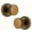 Antique Brass, variant on 1 Pack Antique Brass Privacy Door Knobs with Lock, Vintage Door Handles with Antique Brass Door Knobs Interior for Bedroom or Bathroom, Heavy Duty Door Lever for Left Right Sided Doors