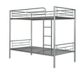 thumbnail image 4 of imerelez Twin Over Twin Metal Bunk Bed (Silver), 4 of 9