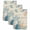 Mocha Brown, variant on Beach Coastal Kitchen Towels Set of 2, Summer Nautical Coral Shell Botanical Absorbent Dish Towels for Kitchen, Microfiber Hand Towel, Quick Drying Tea Towel for Cleaning Decorative Dishcloths