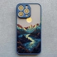 thumbnail image 3 of Funda de teléfono Sunrise Scenery para iPhone 15 14 Plus Pro Max 13 12 11 Pro Max Mini XR X XS 7 8 Plus SE Gorgeous Mountain River Cover, 3 of 5