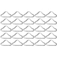 thumbnail image 1 of 30pcs Trampoline Triangle Buckles Metal Triangle Ring Buckles Triangle Ring Connectors Webbing Clasps, 1 of 3