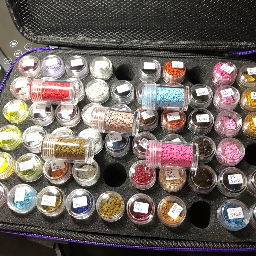60 Grids Bead Storage Box, Diamond Painting Storage Containers, 5d Diamond Painting Tools Set for Jewelry Beads Rings Charms Glitter Rhinestones