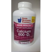 Gnp Calcium+d 600 Mg Tab 300 Bone Health