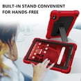 thumbnail image 5 of FIEWESEY for Orbic Tab 8 5G Tablet Case,Heavy-Duty Shockproof Kids Friendly Rugged Protective Case for Orbic Tab8 5G Verizon/Orbic Tab8 5G UW 8-Inch Tablet+Screen Protector (Red/Black,1 Pcs), 5 of 6