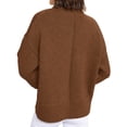 thumbnail image 4 of Suéter PRETTYGARDEN Caramelo Cuello Redondo Manga Larga XL, 4 of 4