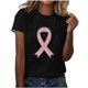 thumbnail image 2 of Fiudx Ofertas Flash Artículos En Oferta Camisetas de Manga Corta con Cuello Redondo y Estampado de Moda de Verano para Mujer, 2 of 4