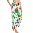 thumbnail image 2 of Disketp Paisley Print Women'S Comfy Pajama Pants Casual Drawstring Palazzo Lounge Wide Leg Pants, 2 of 9