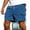 (Casual 139)Blue, variant on Mens Summer Shorts Casual Breeches Fashion Work Fallow Multiple Pockets Elastic Waist Drawstring Fifth Short Pants