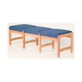 thumbnail image 1 of Dakota Wave Triple Bench-Medium Oak Charcoal Grey Standard, 1 of 7