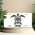 thumbnail image 4 of License Plate, Jeep Turtle Symbol Decorative Front,Personalized Stainless Steel License Plate Cover For Men Women,12.2" X 6.2", 4 of 6