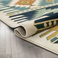 thumbnail image 5 of Well Woven Noble Blue Southwestern Medallion Mat Rug 2x4 (2' x 3'11"), 5 of 7