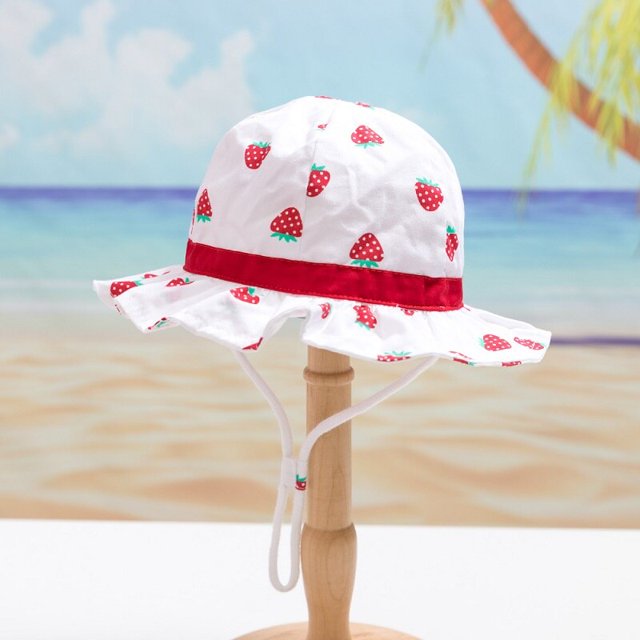 Gorro de algodón con estampado Floral para niños y niñas, gorro de verano con estampado de flores, para el sol