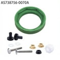 Toilet Tank to Bowl Coupling Kit Gasket Bolt for 3inch Flush Valve