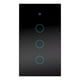 thumbnail image 1 of Interruptor Luz Pared Inteligente Wifi 3 Vías BLOSOOM Negro, 1 of 4