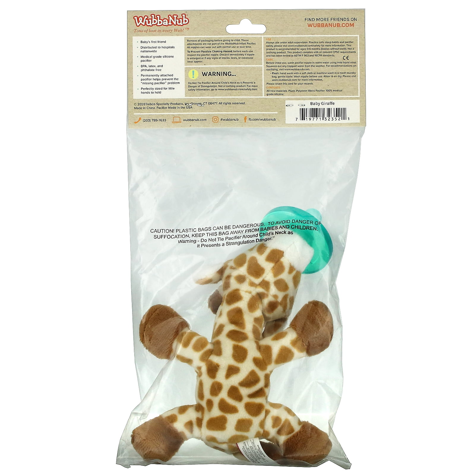 Baby Pacifier Silicone Pacifiers With Plush Toy Giraffe Nipple Soother VAUS 