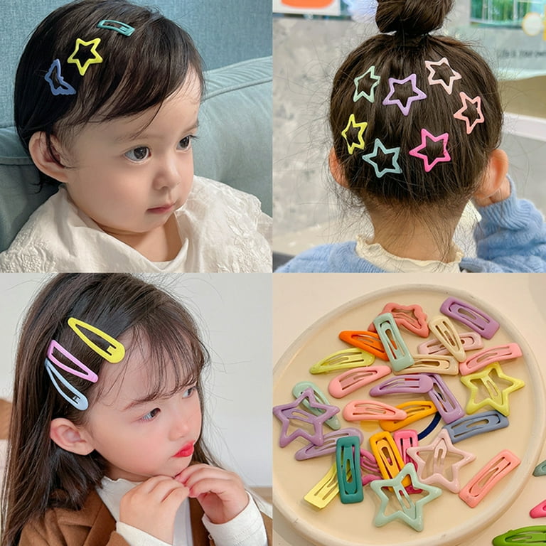 4/6/8pcs Christmas Hairclip New Year Party Hair Bows for Girl Kids